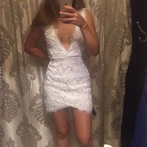 Size S White Lace Akira Dress